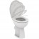 Cuvette WC indépendante et surélevée - assise ergonomique - Ulysse SH
