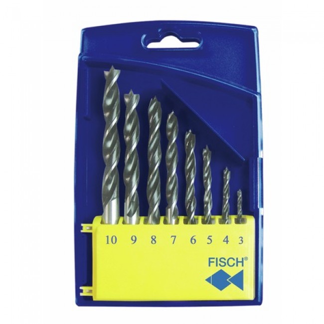 Lot De 16 Forets Forstner à Façonner Fisch - Tailles Métriques De 12 à 50 Mm, Pour Perçages Précis