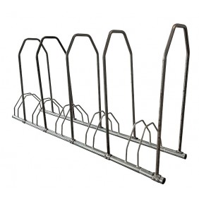 Râtelier porte-vélos 5 places avec arceaux d'appui VISO