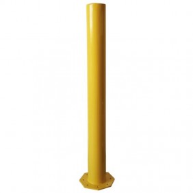 Poteau de protection - porte ou portail - en acier - jaune VISO