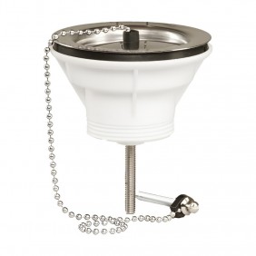 Bonde d’évier à bouchon-chainette - diamètre 60 mm - serrage 0 à 60 mm VALENTIN