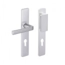 Poignées de porte sur plaques palières - aluminium - Kaza VACHETTE