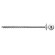 Vis charpente acier FPFII-WT Ø6 mm filetage partiel - tête plate Torx - x100