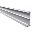 Profil de dossiers suspendus - en aluminium - 4 m Quincadécor