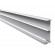 Profil de dossiers suspendus - en aluminium - 4 m
