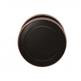 Bouton de porte pivotant en inox - disque diamètre 54mm - série EK530D - optique bronze antique KARCHER DESIGN