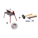 Pack coupe-carrelage radial TE-TC 920 UL 900W + disque turbo diamanté 200x25,4 mm + Kit pose carreaux OFFERT EINHELL