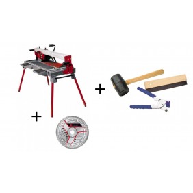 Pack coupe-carrelage radial TE-TC 920 UL 900W + disque turbo diamanté 200x25,4 mm + Kit pose carreaux OFFERT EINHELL