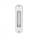 Poignée cuvette ovale - pour porte à galandage - série Z1702 - chromé KARCHER DESIGN
