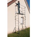 Echafaudage roulant aluminium 4,70 m Quad Up CENTAURE
