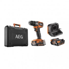 Perceuse visseuse 18V Brushless + 2 batteries 2Ah - BS18SBL2-202C AEG Powertools