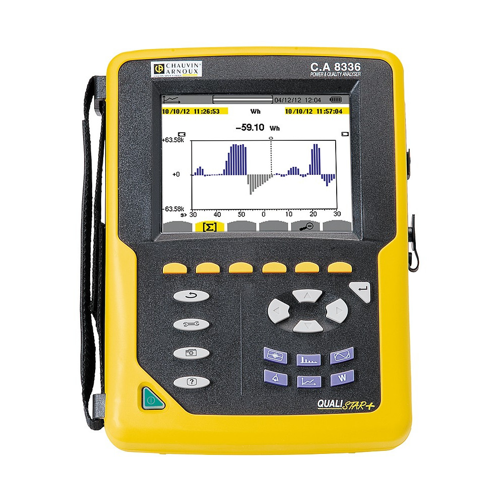 Analyseur de réseau électrique triphasé Qualistar CA 8336 - P01160591 ...