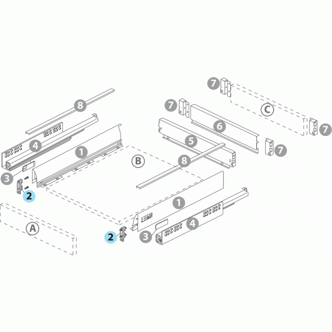 tiroirs Innotech HETTICH