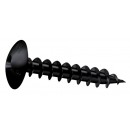 Vis de penture indémontables - acier zingué noir - ø6 STAFA