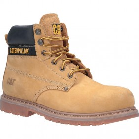 Chaussures de sécurité hautes Powerplant S3 HRO SRA - miel Caterpillar