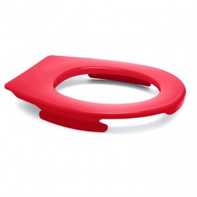 Lunette wc clipsable - 100 % hygiénique - framboise PAPADO