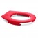 Lunette wc clipsable - 100 % hygiénique - framboise