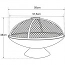 Brasero en fonte avec cloche en acier - Junto COOK IN GARDEN