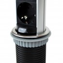 Multiprises à encastrer - rétractable - 4 prises - Vertikal Push 60 - Bricozor 3.jpg EMUCA