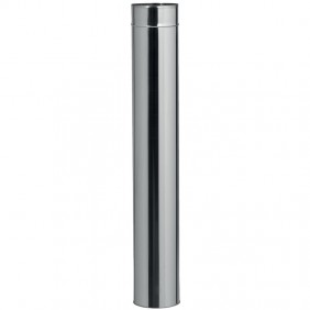 Tubage rigide inox 304 - simple paroi - longueur 1 m TEN