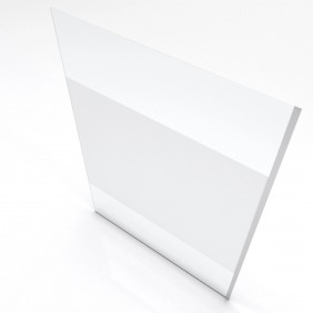 Paroi de douche fixe Parma 2 - verre dépoli - 140 cm AURLANE