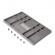 Organisateur de tiroir pour dressing Quartz - finition titane
