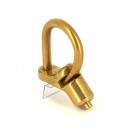 Cadenas d'artillerie pour clé demi-lune en laiton massif DEVISMES