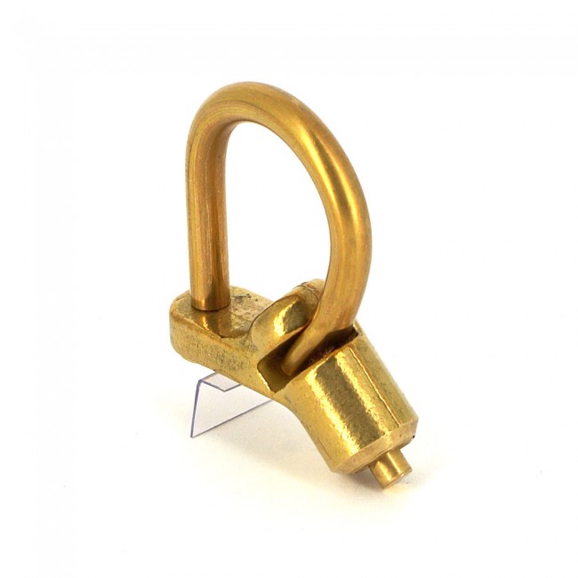 Cadenas d'artillerie pour clé demi-lune en laiton massif DEVISMES
