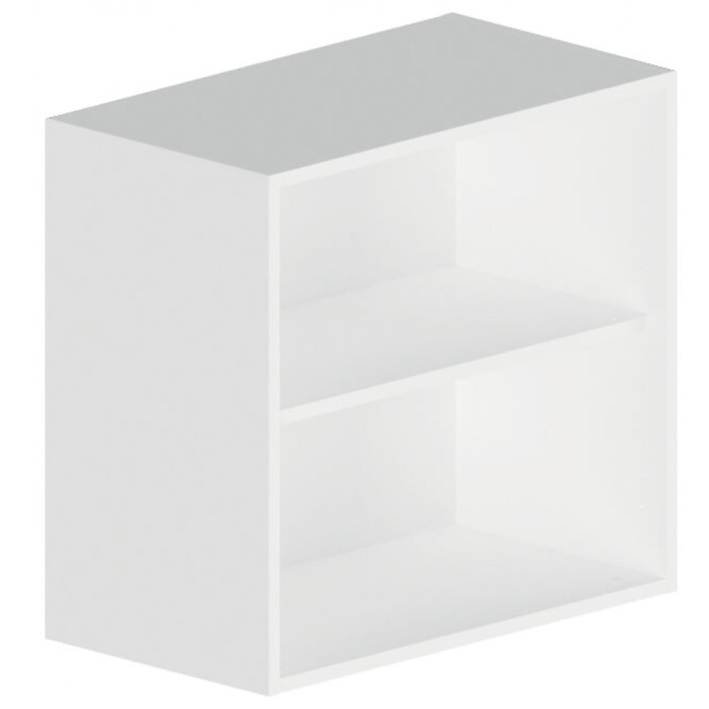 Caisson haut hauteur 560 mm profondeur 330 mm avec 1 tablette - blanc ...