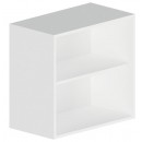 Caisson haut hauteur 560 mm profondeur 330 mm avec 1 tablette - blanc BRICOZOR