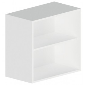 Caisson haut hauteur 560 mm profondeur 330 mm avec 1 tablette - blanc BRICOZOR