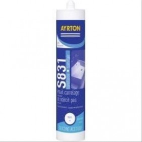 Mastic silicone sanitaire - acétique - fongicide - S 831 AYRTON