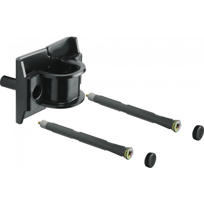 VECTOR - Kit Ancre Platine Fixation Sol/mur | Cadenas Compac Block 95x78mm - Anneau Acier 22mm