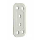 Patte rectangle d'assemblage en acier à bouts ronds Interges