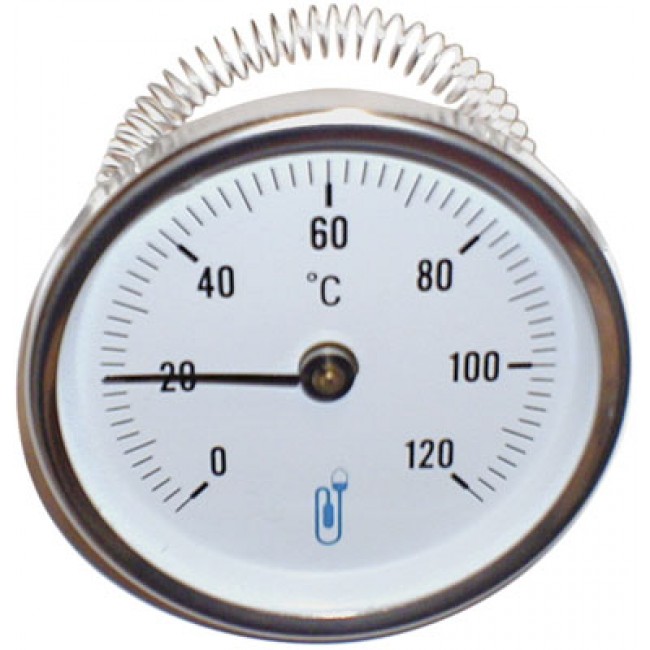 Thermomètre bimétallique à cadran applique Ø 80 DISTRILABO