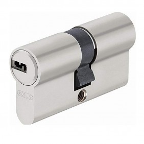 Cylindre double débrayable EC-S 45x45 mm - nickelé mat sur clé modèle 19850 ABUS