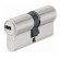 Cylindre double débrayable EC-S 45x45 mm - nickelé mat sur clé modèle 19850
