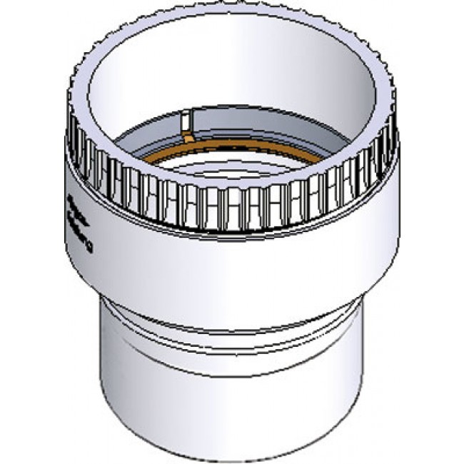 Adaptateur flexible/rigide pour tubage de chaudière - Isocox PPS TEN