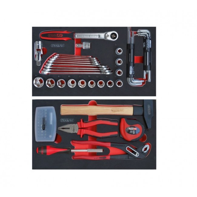 Servante d'atelier mobile - 77 outils - Bricozor 1 KS TOOLS