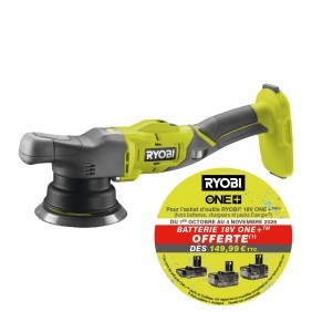 Polisseuse 18V ONE+™ - disque Ø125mm + 3 patins - Solo - R18P-0 RYOBI