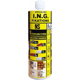 Cartouche scellement chimique NS sans styrène - béton et maçonneries ING
