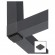Patins en feutre noir pour meuble et structure Cadro - 15x15 mm - x25