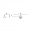 Schema Applique LED - 300 mm - pose en applique ou miroir - chromé - Virgo.jpeg EMUCA