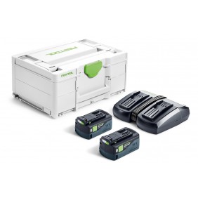 Pack énergie SYS 18V - 2 batteries HP 5Ah et 1 chargeur TCL 6 DUO FESTOOL