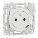 Prise 2P+T affleurante + chargeur USB-C 18W Power Delivery - Odace II SCHNEIDER