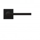 Poignées de porte sur rosace Soho BER57Q à clipser -inox -noir -par 3 KARCHER DESIGN