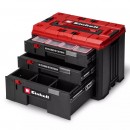 Coffret de rangement à tiroirs E-Case - 3 tiroirs - charge 1000kg EINHELL