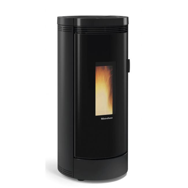 Poêle à granulés étanche à sortie concentrique - 9kw - Debby CX Noir LA NORDICA EXTRAFLAME
