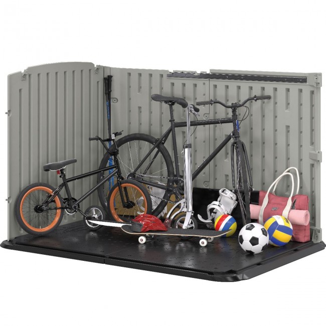 Coffre de jardin polyéthylène Slidetop - 2,77 m³ - plancher inclus - Bricozor 4.jpg SUNCAST