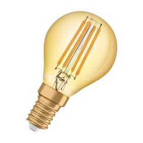 Ampoule LED E14 4W - Vintage 1906 - Sphérique - Doré Ledvance